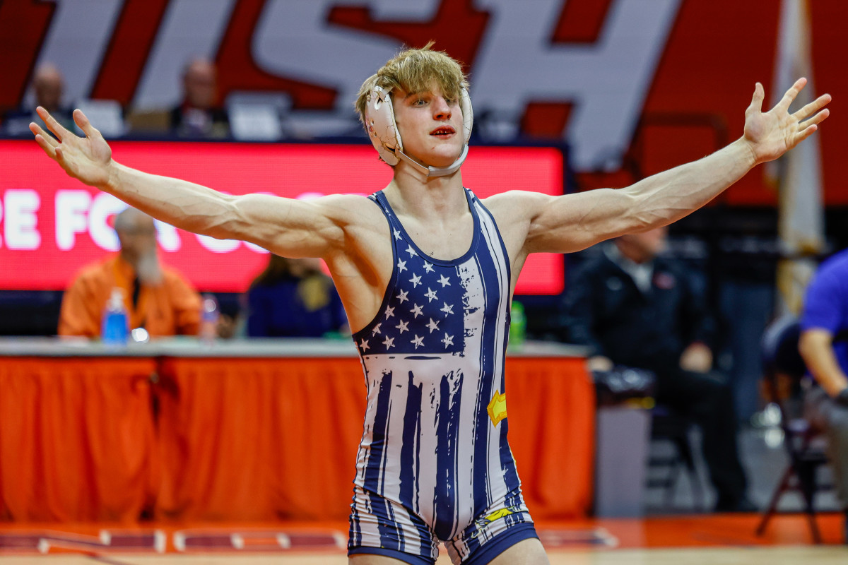 Illinois wrestling championships February 17 2024 Nate Latsch 25905